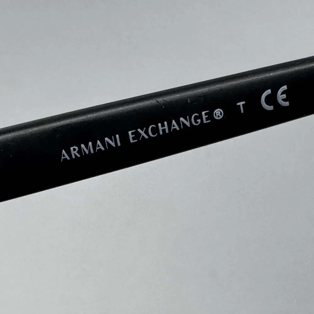 Armani Exchange AX1019 6063 Black Eyeglass Frames 54-17-140 Authentic